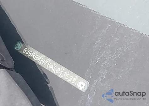 2010 Honda Cr-V Ex-L z USA, uszkodzony, nr VIN 5J6RE4H78AL047529